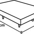 Base Box Casal Suede Bege