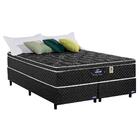 Base Box Com Colchão 158 X 198 X 72 Queen Size Pérola Negra G