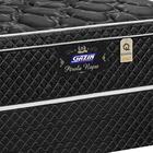 Base Box Com Colchão 88 X 188 X 72 Solteiro Pérola Negra Gazin