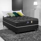 Base Box Com Colchão Gazin 138 X 188 X 71 Casal Pérola Negra