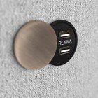 Base Box King 193x203x45cm Com Porta Usb Dupla  Cinza