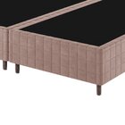 Base Box King 25cm X 2,03m X 1,93m Treviso Matelado Rustico R