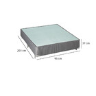 Base Box King Active Black Madeira Reflorestado Sankfort