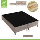 Base Box King Galaxy 42x193x203cm  Rustico Prata