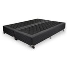 Base Box King Poliester 193x203x25cm  Preto