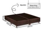 Base Box King Somiê Marrom Polar