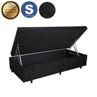 Base Box Lobbox Solt Bau 0 88 X 1 88 X 0 39 Suede Preto