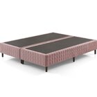 Base Box Queen 158x198x37cm Master Newflex Rosa