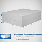 Base Box Queen Bipartido 26cmx158cmx198cm Poliéster Prodormir