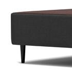 Base Box Queen Camurça Ii Cinza