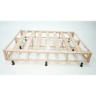 Base Box Queen Desmontável Md Cinza