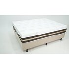 Base Box Queen Desmontável Md Suede Bege