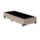 Base Box Solteirão King Linhão Bege