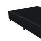 Base Box Solteirão Sp Móveis Suede Preta - 26x128x188