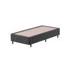 Base Box Solteiro 26cmx88cmx188cm Poliéster Prodormir Preto
