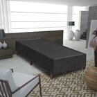 Base Box Solteiro 27x188x88cm Sommie Convencional  Preto