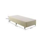 Base Box Solteiro 88x188x28cm Herval Bege
