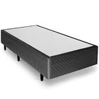 Base Box Solteiro 88x188x28cm Idea  Cinza