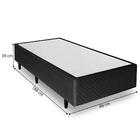 Base Box Solteiro 88x188x28cm Idea  Cinza