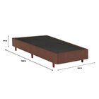 Base Box Solteiro 88x188x37cm Mannes