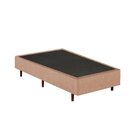 Base Box Solteiro 88x188x37cm Mannes Bege