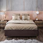 Base Box Solteiro 96x203x25 Cm Versátil Marrom