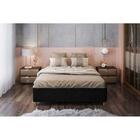 Base Box Solteiro 96x203x25 Cm Versátil Preto