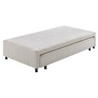 Base Box Solteiro Auxiliar Somiê Ecoflex Bege