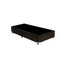 Base Box Solteiro Bossa Nova Com Pés De Madeira Gazin 88x188