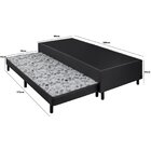 Base Box Solteiro Com Cama Auxiliar 40cmx88cmx188cm Portobel