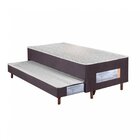 Base Box Solteiro D-28 Soft Com Box Auxiliar 188x88x55cm  Mar