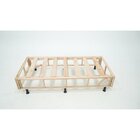 Base Box Solteiro Desmontável Md Bege