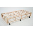 Base Box Solteiro Desmontável Md Bege
