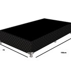 Base Box Solteiro Gazin 27x79x198cm Preto