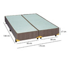 Base Box Solteiro Hotelier Madeira Reflorestado Sankfort