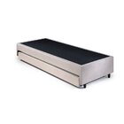 Base Box Solteiro King Com Cama Auxiliar 96x203x28cm Bege