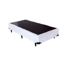 Base Box Solteiro Linhão Branco