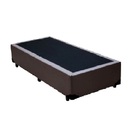 Base Box Solteiro Linhão Marrom