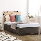 Base Box Solteiro Lírio Cabecasa Madeiraoriginals Cinza/amade