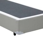 Base Box Solteiro Sintético Branco - 27x78x188