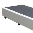 Base Box Solteiro Sintético Branco - 27x78x188