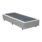 Base Box Solteiro Sintético Branco - 27x78x188