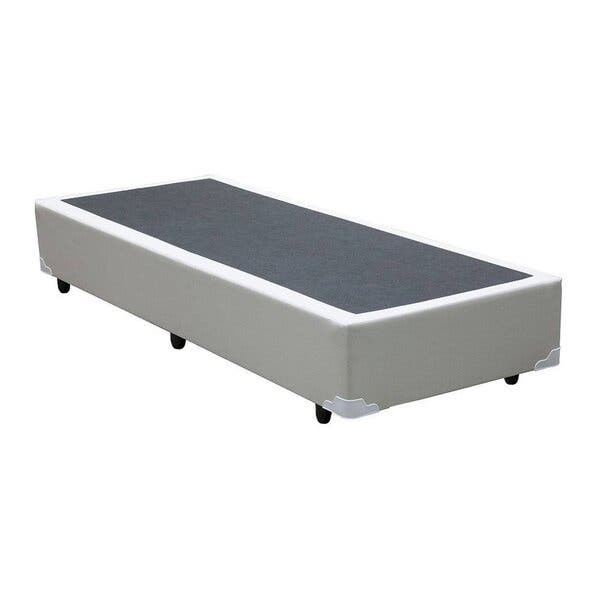 Base Box Solteiro Sintético Branco - 27x78x188 | Leroy Merlin