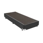 Base Box Solteiro Sintético Marrom - 27x78x188