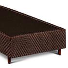 Base Box Solteiro Somiê Marrom Polar