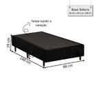 Base Box Solteiro Somiê Marrom Polar