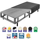 Base Box Solteiro Somiê Marrom Polar