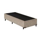 Base Box Solteiro Suede Bege - 27x78x188