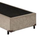 Base Box Solteiro Suede Bege - 27x78x188