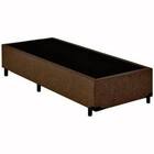 Base Box Solteiro Suede Marrom